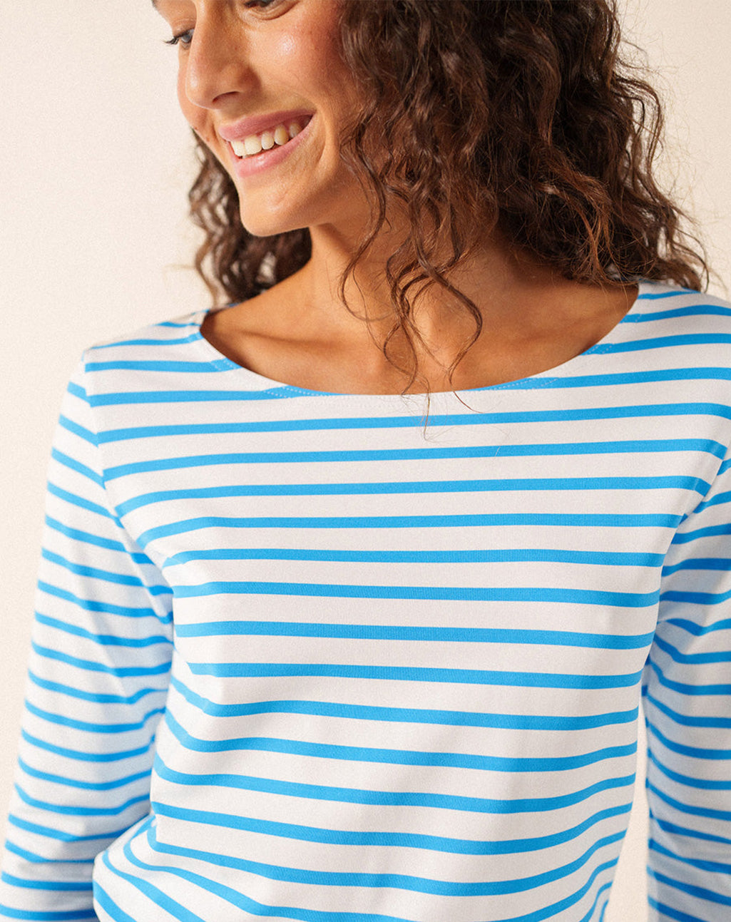 Klassiek Bretons gestreepte anti-UV shirt | Garde-Côte III R