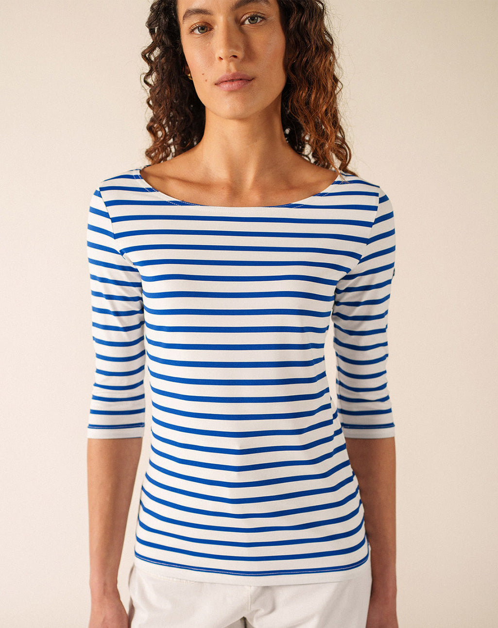 Klassiek Bretons gestreepte anti-UV shirt | Garde-Côte III R