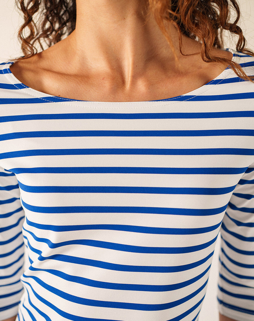 Klassiek Bretons gestreepte anti-UV shirt | Garde-Côte III R