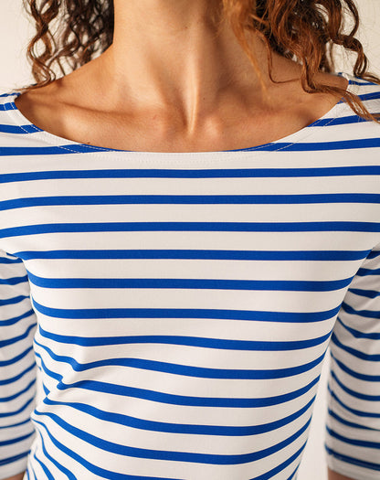 Klassiek Bretons gestreepte anti-UV shirt | Garde-Côte III R