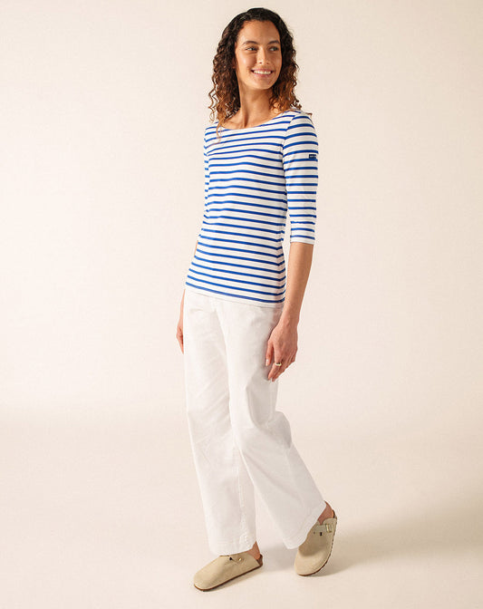 Klassiek Bretons gestreepte anti-UV shirt | Garde-Côte III R