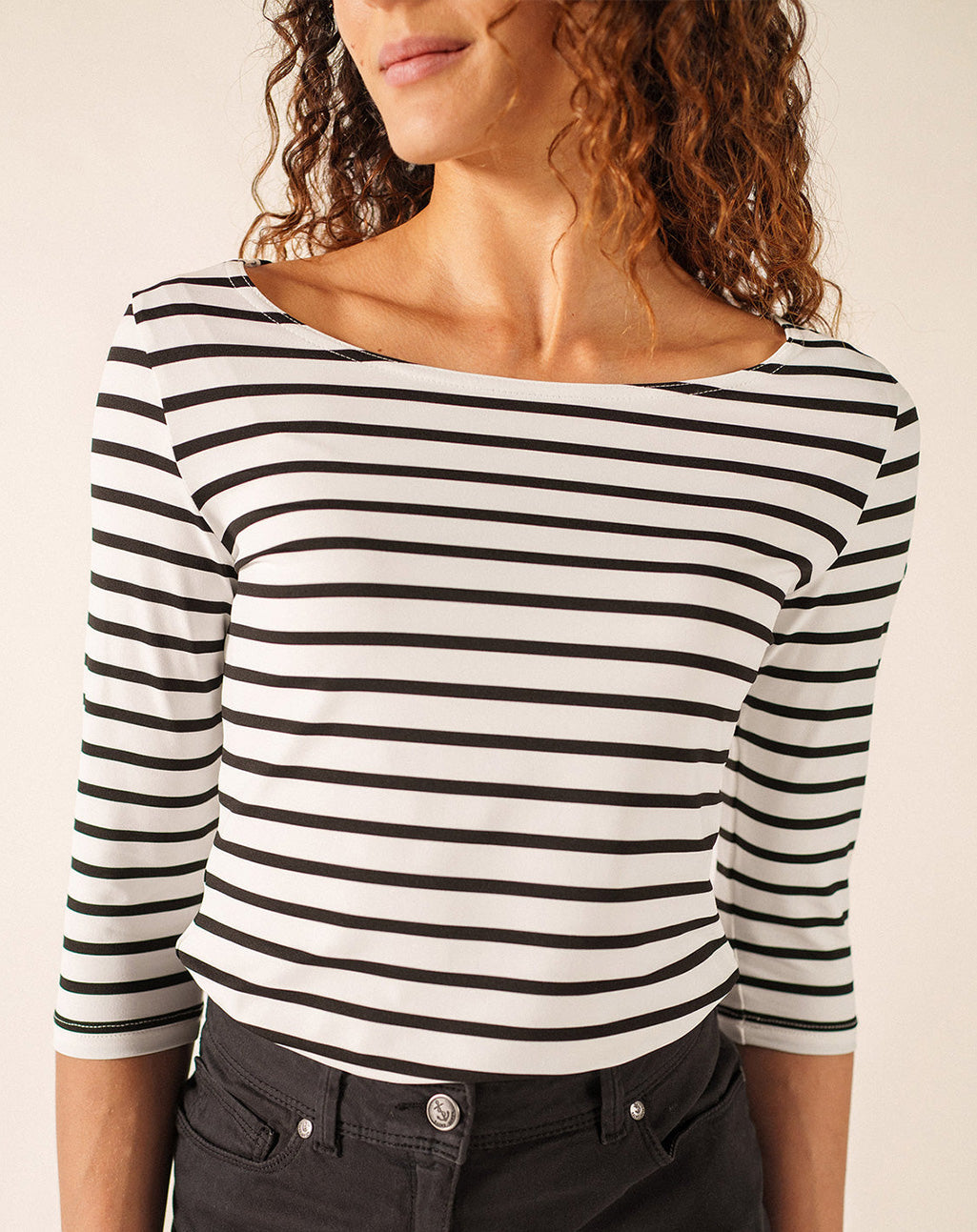 Klassiek Bretons gestreepte anti-UV shirt | Garde-Côte III R