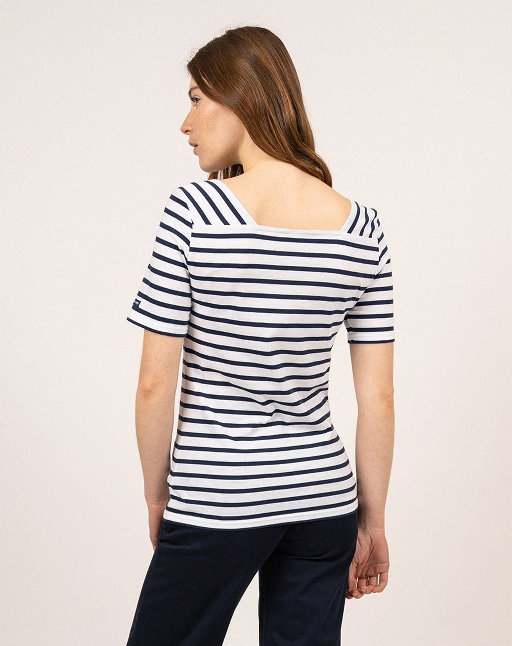 Bretons shirt met vierkante hals | Pléneuf Coton R
