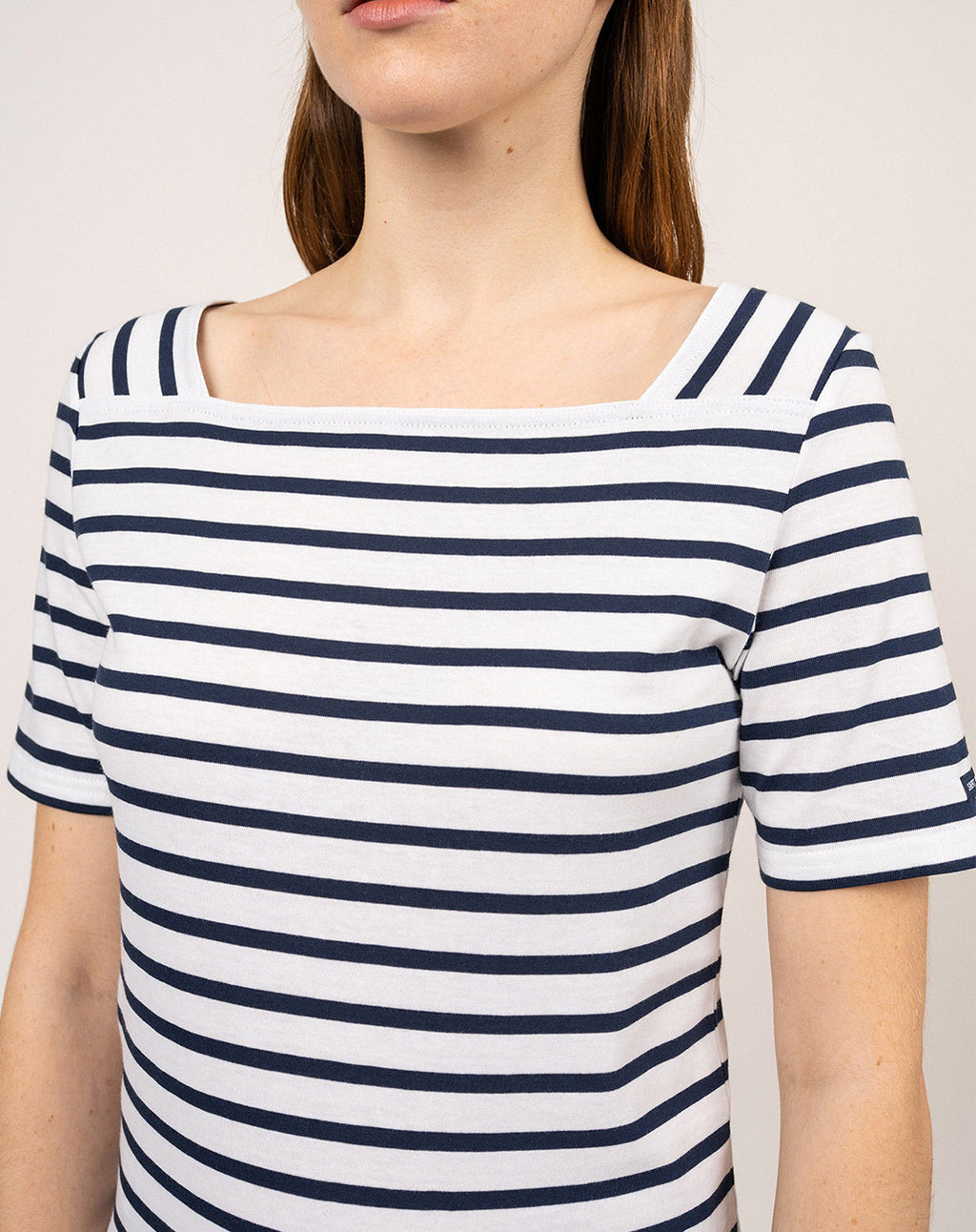 Bretons shirt met vierkante hals | Pléneuf Coton R
