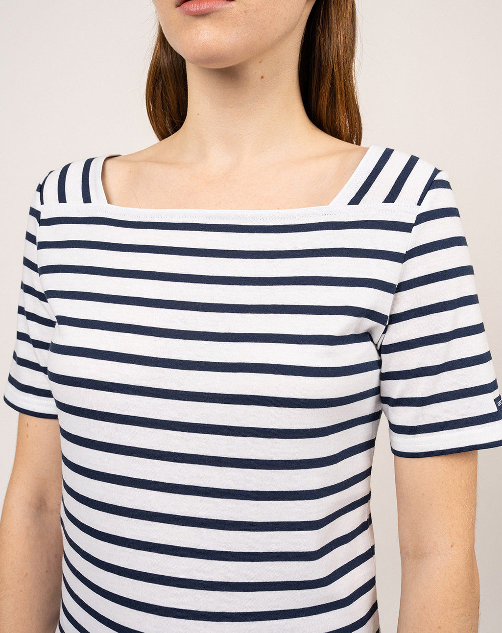 Bretons shirt met vierkante hals | Pléneuf Coton R