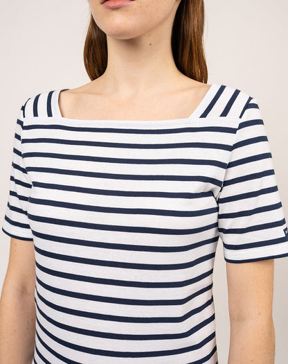 Bretons shirt met vierkante hals | Pléneuf Coton R