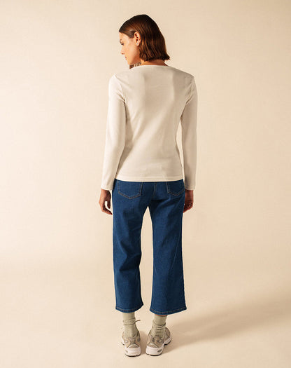 Shirt met lange mouwen | Célina U