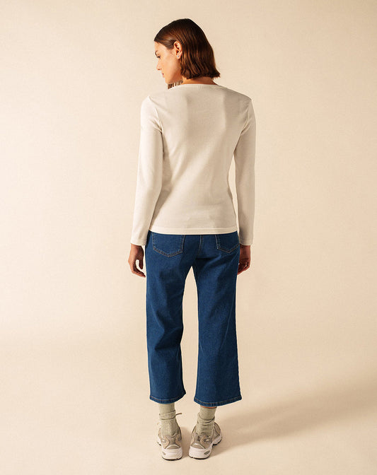 Shirt met lange mouwen | Célina U
