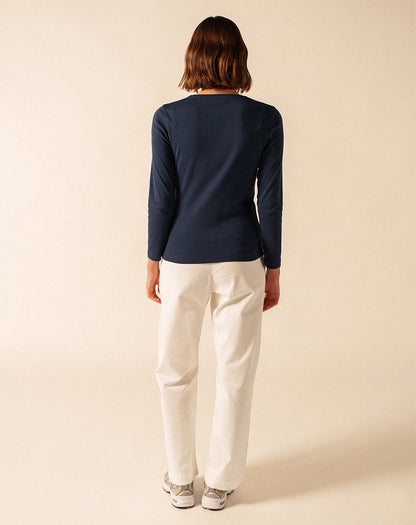 Shirt met lange mouwen | Célina U