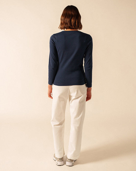 Shirt met lange mouwen | Célina U
