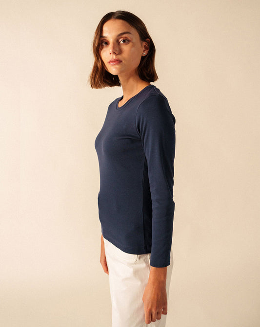 Shirt met lange mouwen | Célina U