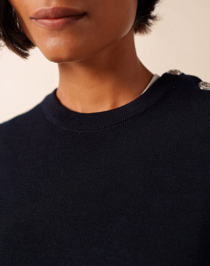 Bretonse jurk van merinowol | Grande Marée U