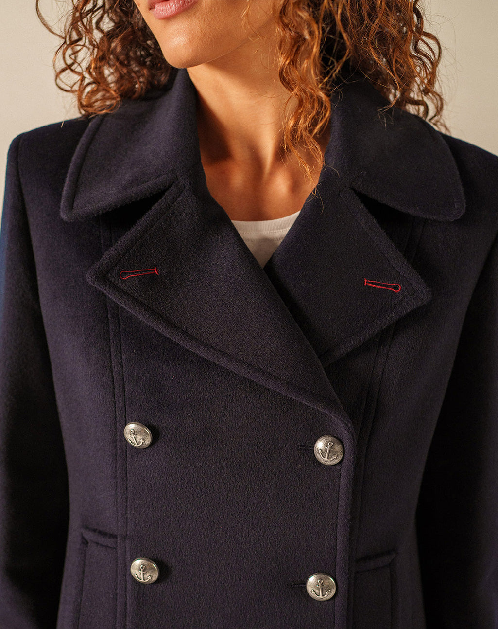 Getailleerde caban met maritieme details | St Briac III