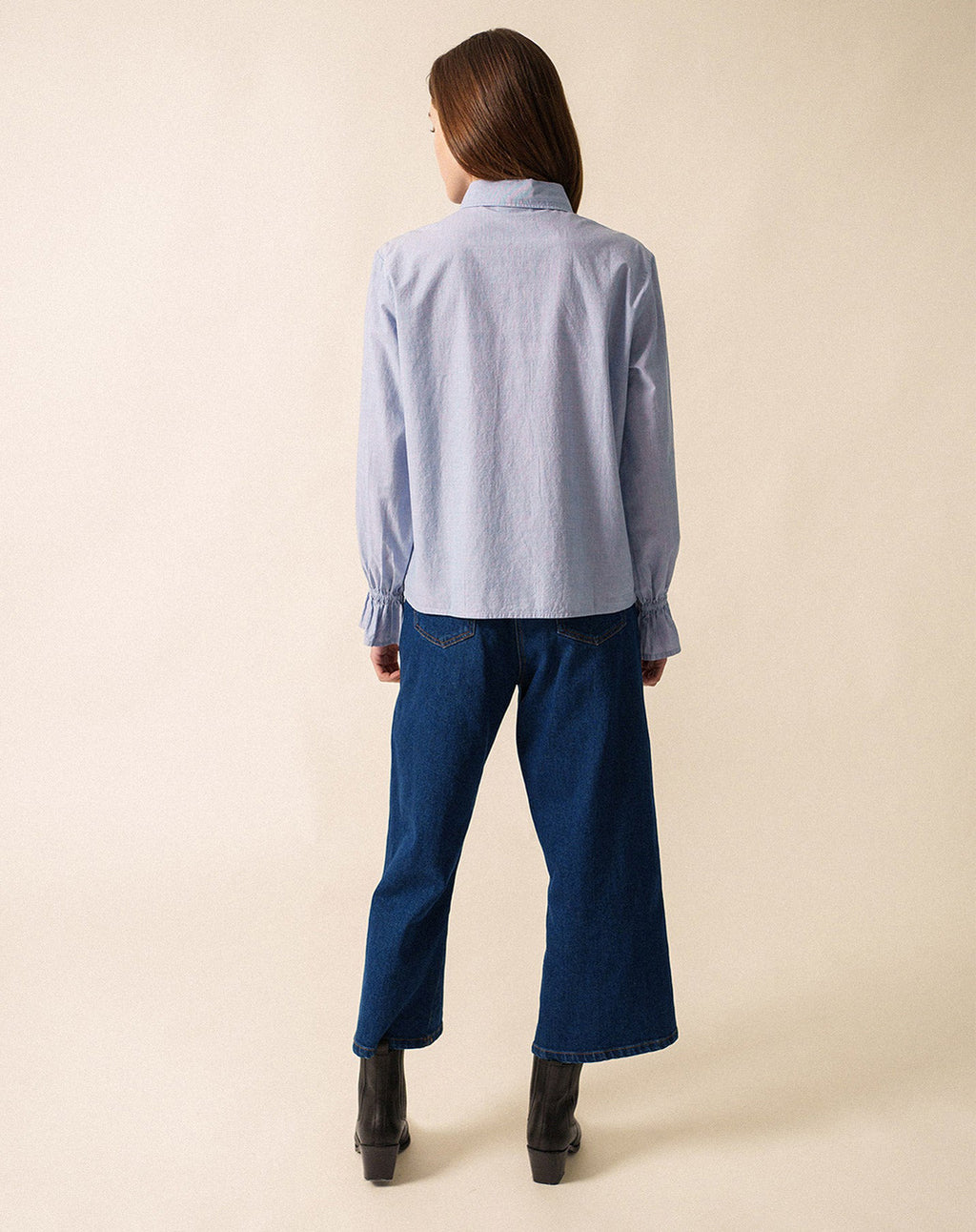 Blouse met ruches | Céleste