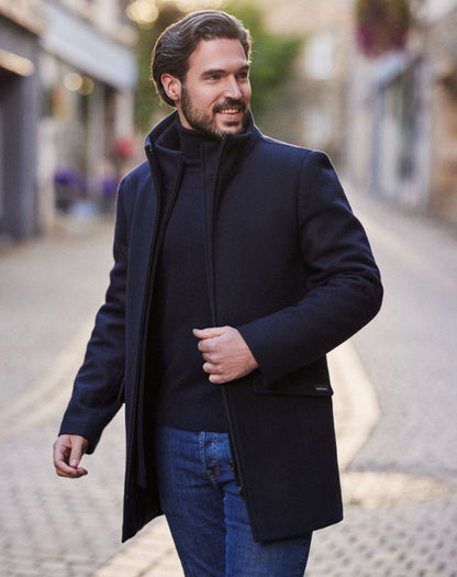 Wollen jas met dubbele sluiting | Calais