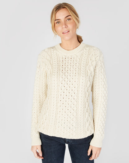Klassieke Aran kabeltrui | UNISEX | Blasket