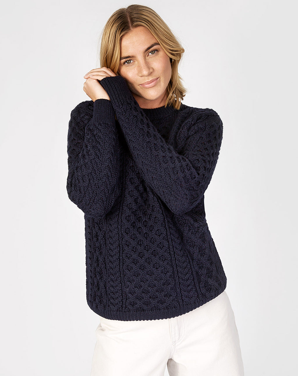 Klassieke Aran kabeltrui | UNISEX | Blasket