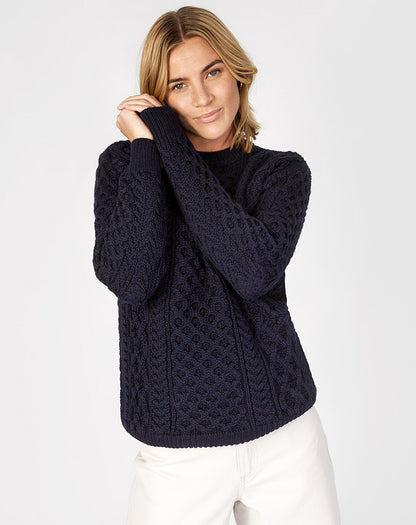 Klassieke Aran kabeltrui | UNISEX | Blasket