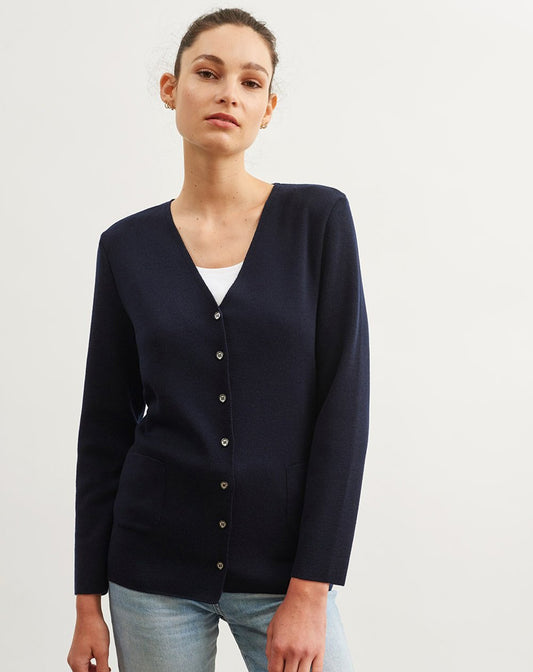 Klassiek wollen V-hals vest | Blainville III