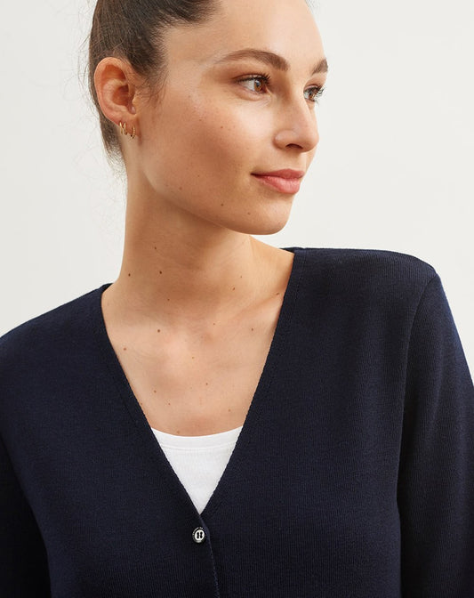 Klassiek wollen V-hals vest | Blainville III