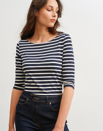 Klassiek Bretons gestreepte anti-UV shirt | Garde-Côte III