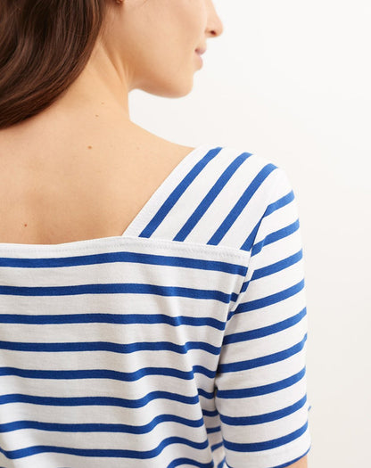 Bretons shirt met vierkante hals | Pléneuf Coton R