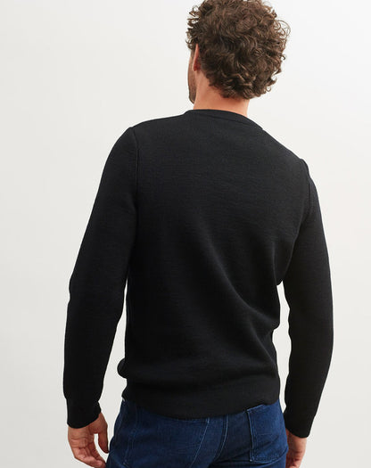 Klassieke wollen trui met ronde hals | Locronan III