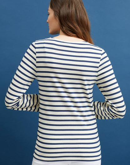 Traditioneel Bretons gestreept shirt | LICHT KATOEN | Minquiers Moderne