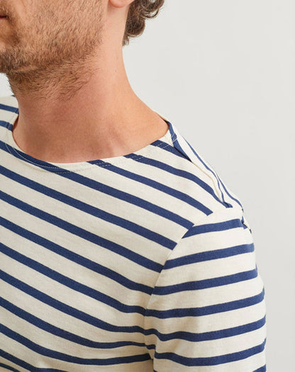 Traditioneel Bretons gestreept shirt | LICHT KATOEN | Minquiers Moderne