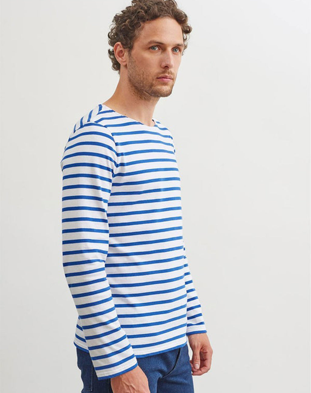 Traditioneel Bretons gestreept shirt | LICHT KATOEN | Minquiers Moderne