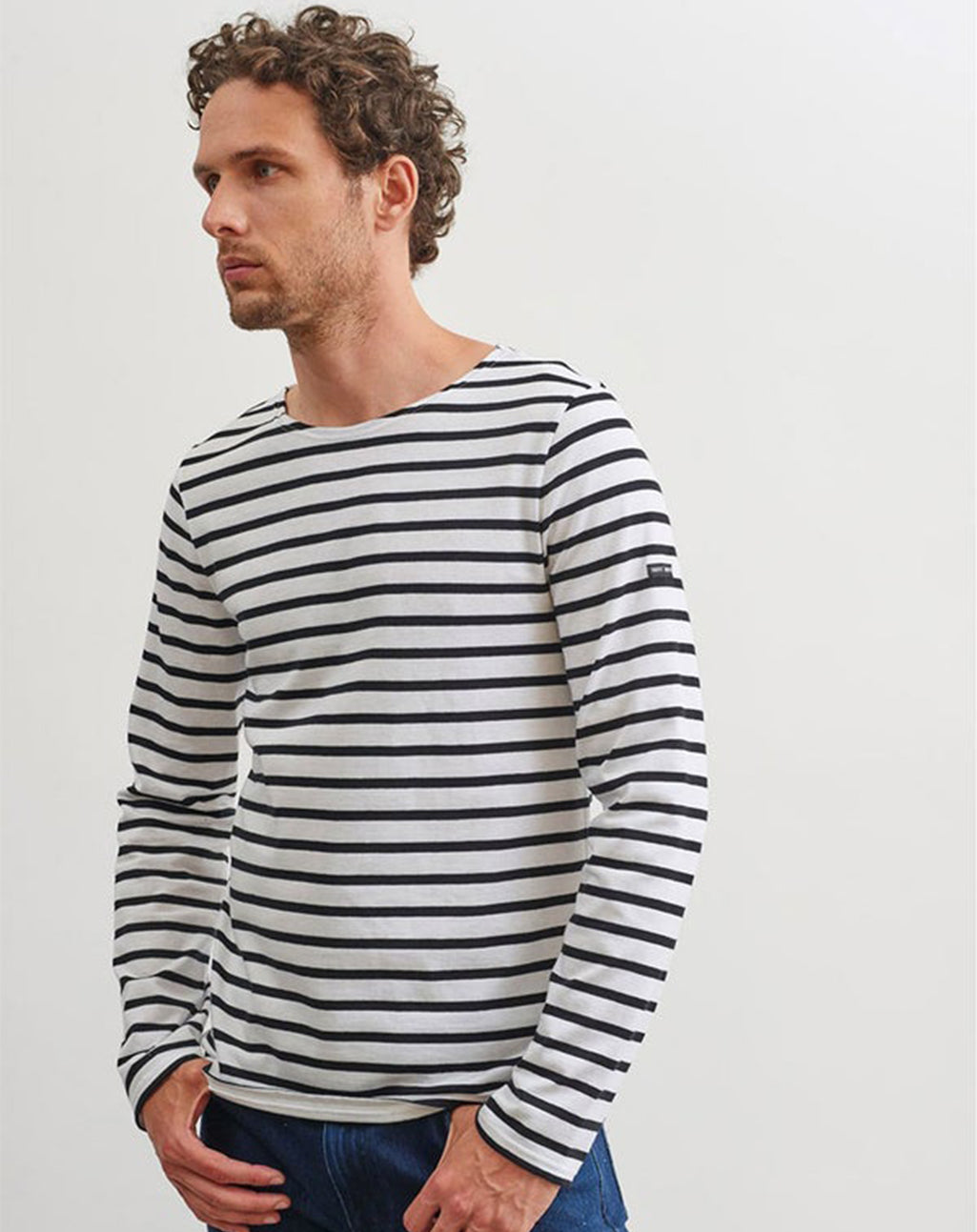 Traditioneel Bretons gestreept shirt | LICHT KATOEN | Minquiers Moderne