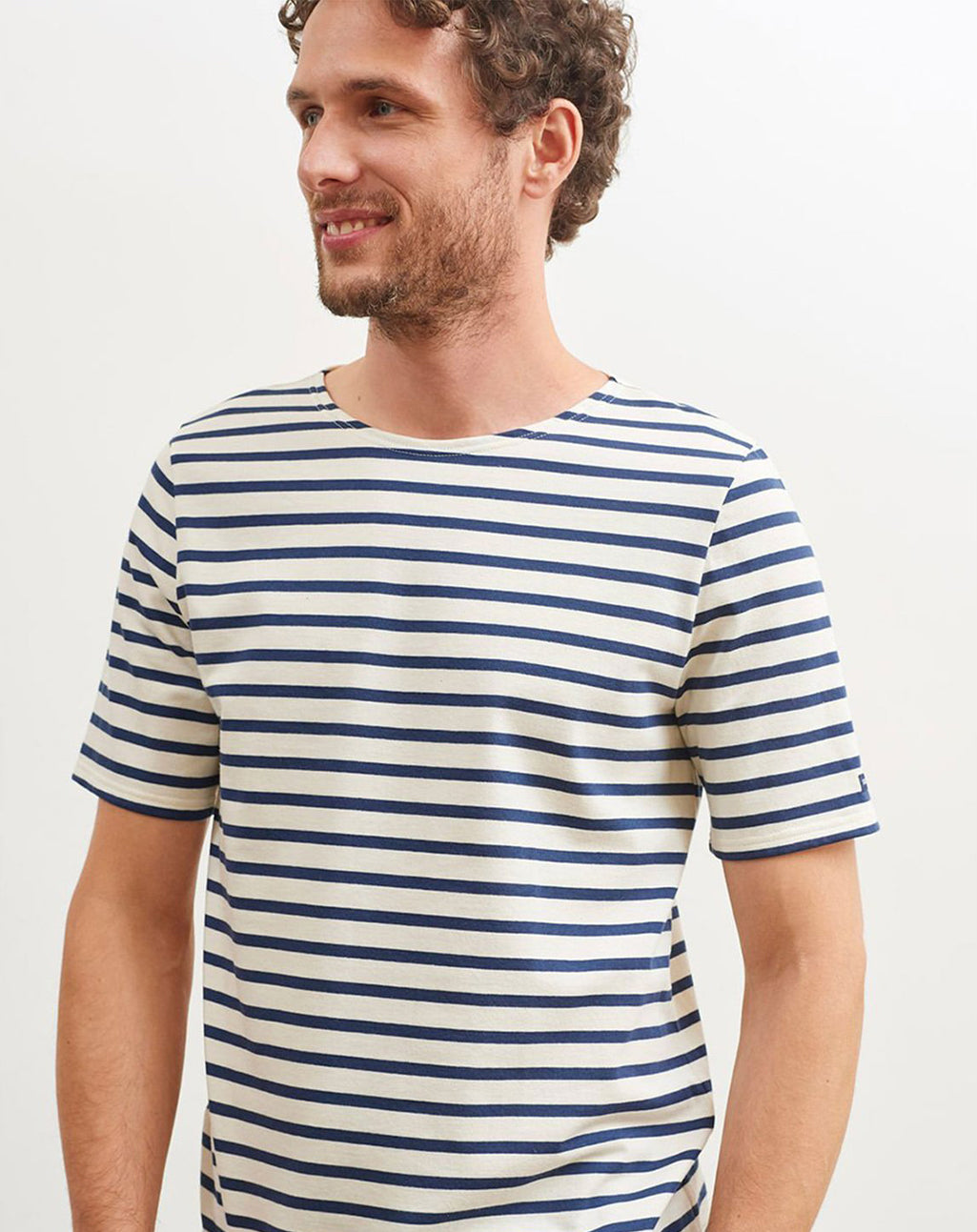 Bretons gestreept T-shirt | LICHT KATOEN | Levant Moderne