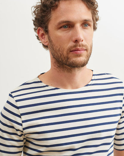 Bretons gestreept T-shirt | LICHT KATOEN | Levant Moderne