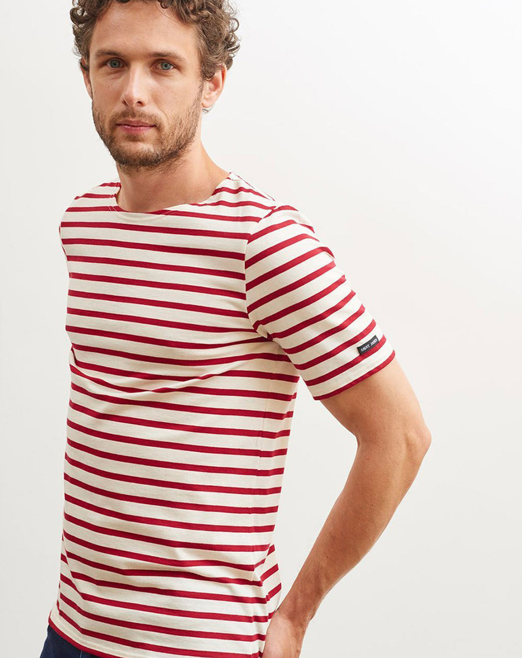 Bretons gestreept T-shirt | LICHT KATOEN | Levant Moderne