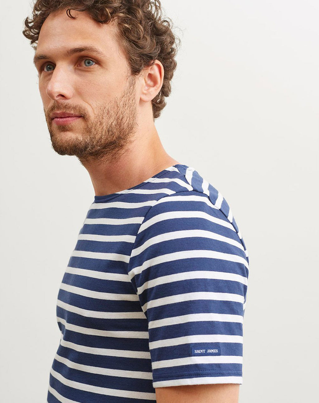 Bretons gestreept T-shirt | LICHT KATOEN | Levant Moderne