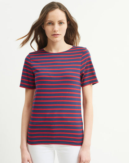 Bretons gestreept T-shirt | LICHT KATOEN | Levant Moderne