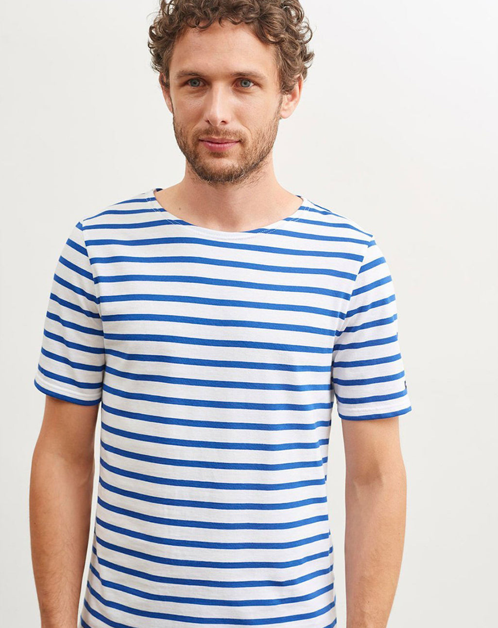Bretons gestreept T-shirt | LICHT KATOEN | Levant Moderne