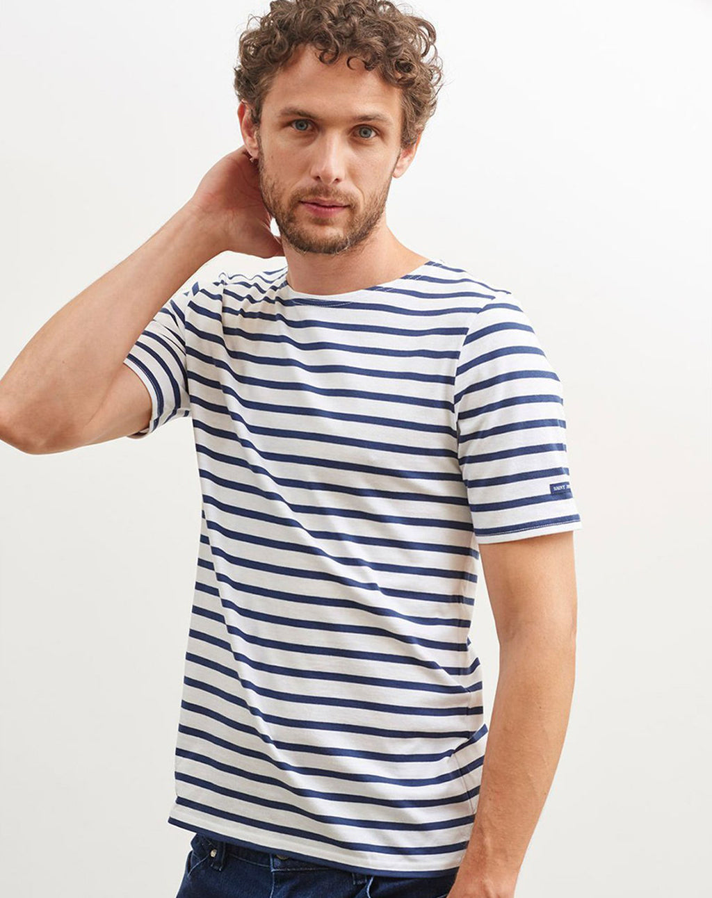 Bretons gestreept T-shirt | LICHT KATOEN | Levant Moderne