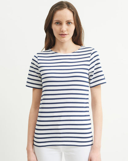 Bretons gestreept T-shirt | LICHT KATOEN | Levant Moderne