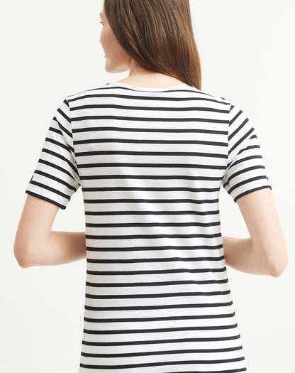 Bretons gestreept T-shirt | LICHT KATOEN | Levant Moderne