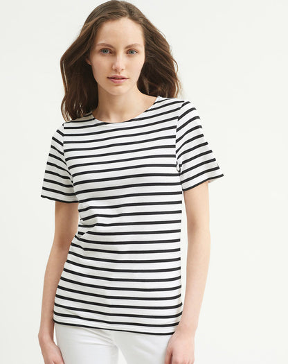 Bretons gestreept T-shirt | LICHT KATOEN | Levant Moderne